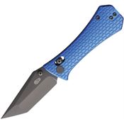 Auxiliary Manufacturing 010BLU Coffin Tanto Crossbar Lock Blu