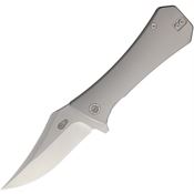 Auxiliary Manufacturing 006TIBWXL Pocket Bowie XL Framelock Ti