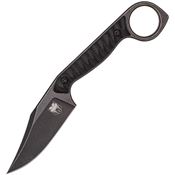 Cobratec WLTBLKCLP Wolfteeth Fixed Blade Blk CP
