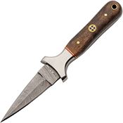 Damascus 1423 Mosaic Boot Knife