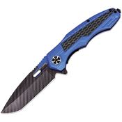 ElitEdge 10A135BL Linerlock A/O Blue/CF
