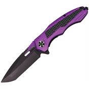 ElitEdge 10A135PE Linerlock A/O Purple/CF
