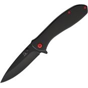 Falcon KS2045BK Linerlock A/O Aluminum Black