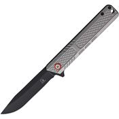 Falcon KS1312GY Linerlock A/O Aluminum Gray