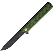 Falcon KS1312GN Linerlock A/O Aluminum Green