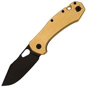 Giant Mouse 13310 Atelier Linerlock Flat Brass