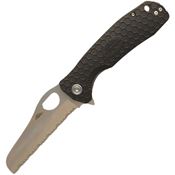 Honey Badger 1741 Large Rescue Linerlock Blk