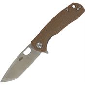 Honey Badger 1732 Medium Linerlock Tanto tan