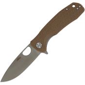 Honey Badger 1010 Large Linerlock DP Tan D2