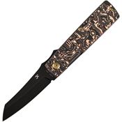 Kansept 2135A2 Higonokami Linerlock Copper CF