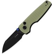 Kizer V2706A7 Parakeet Button Linerlock Glow