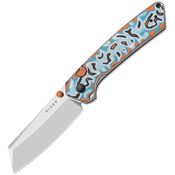 Kizer 3693BSA2 Madrac Button Linerlock Vortex