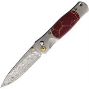 Santa Fe Stoneworks DJS01RJ Old Tesoro Button Lock Damacus