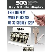 SOG 97000456 Key 4 Knife Countertop Display