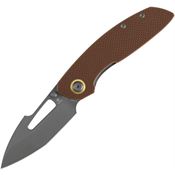 Tenable 1068A2 Link Linerlock Brown G10