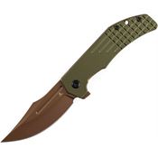 Tenable 1089C2 Orion Linerlock CNC Grn