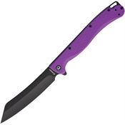 Daggerr FPRPBW Tesak Linerlock Purple BW