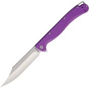 Daggerr TPFPRPSW Toothpick Linerlock Purple SW