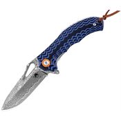 Klaken J345BL Tideborn Linerlock Blue/Black