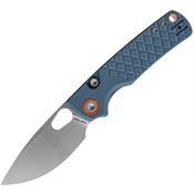 Vosteed A2621 Porcupine Top Linerlock TH Blu