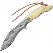 Trivisa YZ03WBD Lepus-02 Linerlock Damascus
