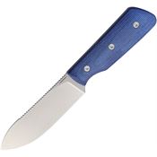 Straight Line 8BDGBC Bigger Digger Fixed Blade Blue