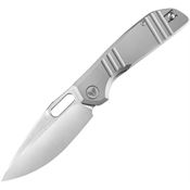 Trivisa JM04PM Gecko Linerlock Ti Pearl/Satin