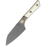 Microtech 3300B1DLCIVS Santoku DLC Ivory