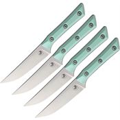 Microtech 360010SETCA Steak Knife Set Blue