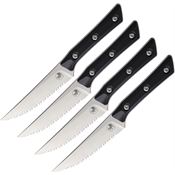 Microtech 360012SETBK Steak Knife Set Black