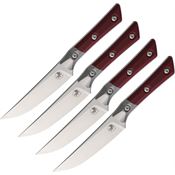 Microtech 3600B10SETMR Steak Knife Set Merlot