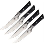Microtech 3600B12SETBK Steak Knife Set Black