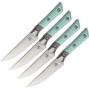 Microtech 3600B12SETCA Steak Knife Set Blue