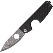 Daggerr CGRCFD Cigar Slip Joint CF/Damascus