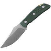 Petrified Fish P16GRMW Barracuda Fixed Blade Green