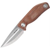 Real Steel 3571YM CDX-85 Fixed Blade Brown
